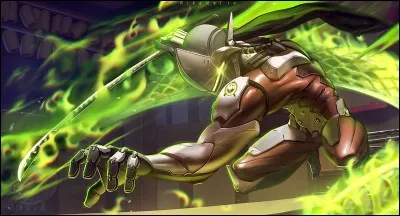 Qui aida Genji à se réconcilier avec sa double existence d'homme et de machine ?