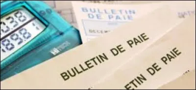 Le salaire qui va apparaître sur mon compte en banque est le :