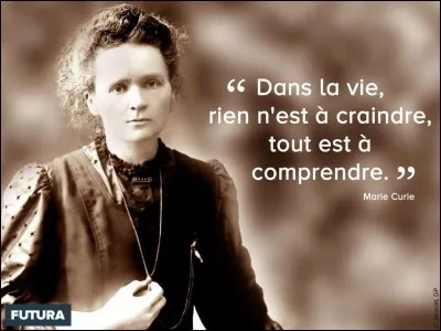 1898 : quel nouvel atome découvre-t-elle ?
