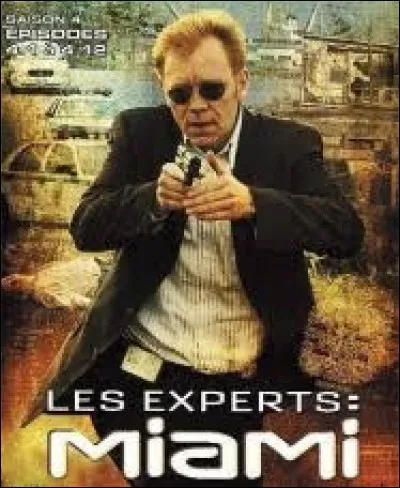 David Caruso, dans le rôle d'Horatio Caine, connaît bien son affaire. Vous ne lui apprendrez rien car c'est un ''Expert'', comme...