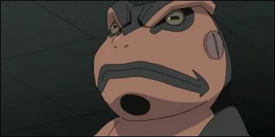 Naruto avale Gerotora pour faire apparaître la clé du sceau sur son bras droit.