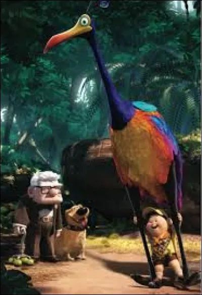 Comment Russell, petit aventurier de ''Là-haut'' , choisit-il d'appeler l'oiseau qu'il rencontre ?