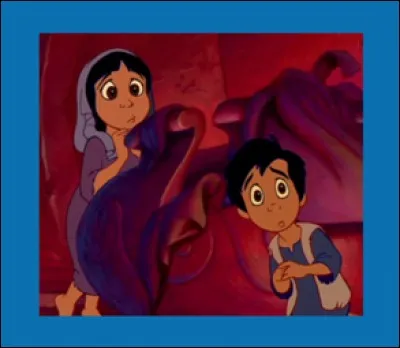 Que donne Aladdin à ces deux enfants ?