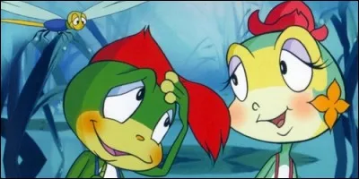 Comment se prénomme l'amoureuse de Démétan, la petite grenouille dans l'anime du même nom ?