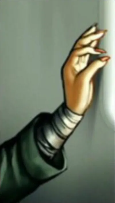 Je jure qu'il n'y a pas de piège, parole de Kokichi ; à quel corps est rattachée cette main ?