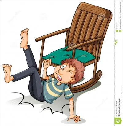 Ton meilleur ami tombe par terre.