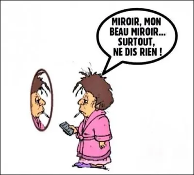 Quel personnage de BD chante 'Ah! je ris de me voir
si belle en ce miroir ' ?