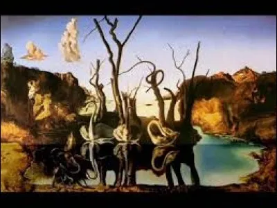 Il a peint "Cygnes se refl&eacute;tant en &eacute;l&eacute;phants". Qui est-ce ?