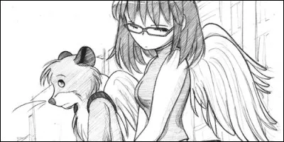 Quel est le nom du hamster, avec des ailes attachées dans le dos, dans le webcomic "Megatokyo" ?