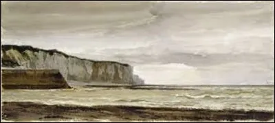 ''Les falaises de Saint-Valéry-en-Caux'' est l'uvre d'un peintre de mouvement romantisme (1803-1886). Pourriez-vous me citer son nom ?