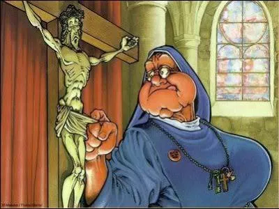 Une religieuse ... curieuse