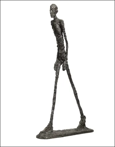'L'Homme qui marche' est une uvre de quel grand sculpteur contemporain ?