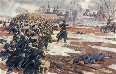 Cette bataille opposa, 200 Patriotes (plus 600 civils, non-armés) avec Wolfred Nelson à leur tête, aux 300 hommes de troupes de Gore, qui ont marché toute la nuit. 
Il s'agit du seul gain des Patriotes de tout le conflit.
Les Patriotes ont repoussé les armées britanniques hors Saint-Denis. Quelle est cette bataille ?