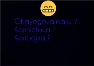 Comment dit-on "bonjour" en japonais ?