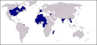 M : Quel pays n'est pas une ancienne colonie française ?