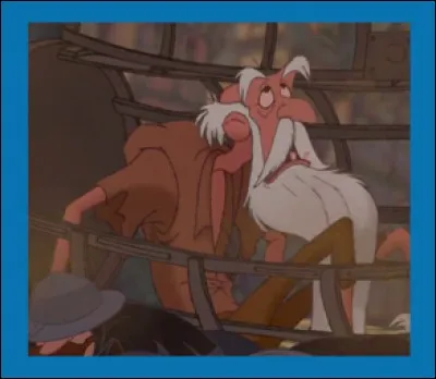 Pour quel fait est emprisonné ce vieillard dans "Le Bossu de Notre-Dame " ?