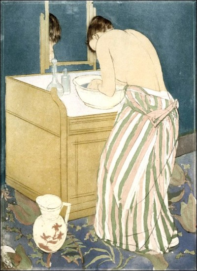 Cette uvre de Mary Cassatt n'aurait-elle pu être l'affiche de l'exposition "..." au musée des impressionnismes de Giverny ?