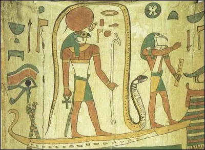 Il est le dieu du disque solaire dans la mythologie égyptienne. Son nom est composé de deux lettres, quelles sont-elles ?