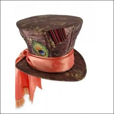 De quelle couleur est le tout premier chapeau du Chapelier ?