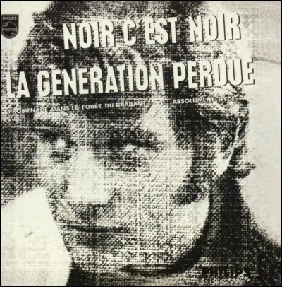 En quelle année a-t-il chanté "Noir c'est noir" ?