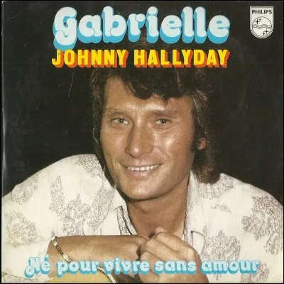 En quelle année a-t-il chanté "Gabrielle" ?