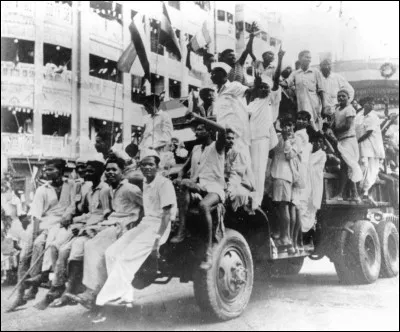 Quelles sont les années de début et de fin de la lutte pour l'indépendance en Inde ?