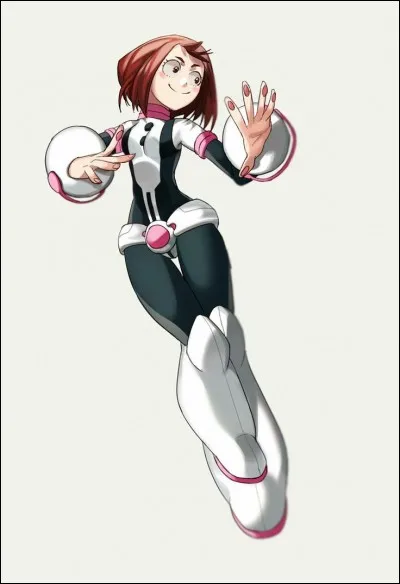 Quel est le nom de super-héros d'Ochaco ?