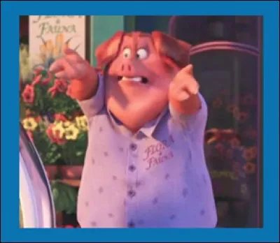 Quelle est la profession de ce cochon dans "Zootopie" ?