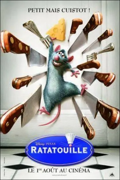 Quelle association personnage/emploi concernant "Ratatouille" est inexacte ?