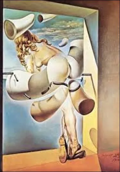 Qui a peint "Jeune Vierge autosodomisée par les cornes de sa propre chasteté" ?