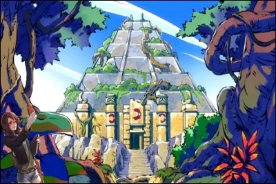 La première mission de Lucie était sur l'île de Galuna.