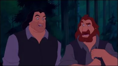 Quel autre personnage de "Pocahontas" fait une belle frayeur aux écossais Ben et Lon ?
