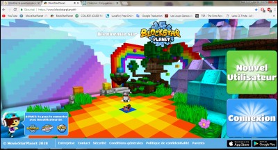 Quel est le son que l'on entend à la page d'accueil ?