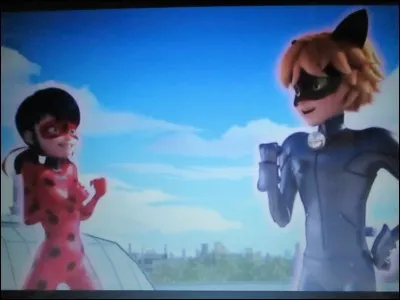 Finalement, Ladybug et Chat Noir ont compris qu'ils devaient danser et rimer pour ne pas se faire statufier. Mais Ladybug a failli l'être. Quelle partie de son corps a commencé à être changé en statue ?