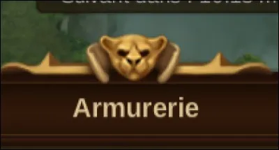 De quelle couleur est le toit d'une armurerie de niveau 3 ?