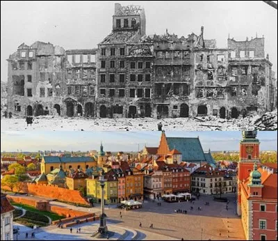 La ville de « Varsovie » porte le surnom de « Ville-Phoenix » !