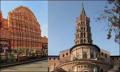 Parmi leurs surnoms, les villes de Toulouse et de Jaipur portent celui de : « cité de la violette » !