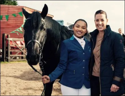 Qui est la célèbre championne d'équitation qui apparaît dans un épisode de la série ?