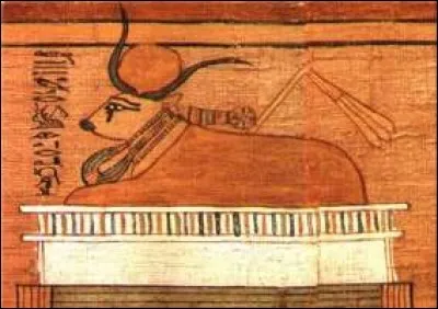 Il n'a jamais été représenté en humain : on le voit en taureau, coiffé du disque solaire. Il signifie la fertilité, la fécondité et la renaissance. Culte très populaire qui va se propager jusqu'à la période gréco-romaine alors que le taureau deviendra Serapis.