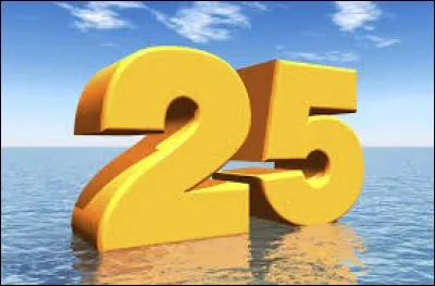 Que représente 25 ans ?