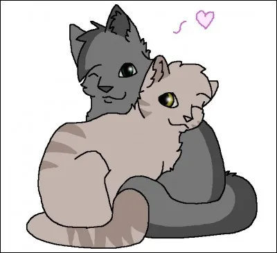 Comment s'appellent les petits de Millie et Plume Grise ?