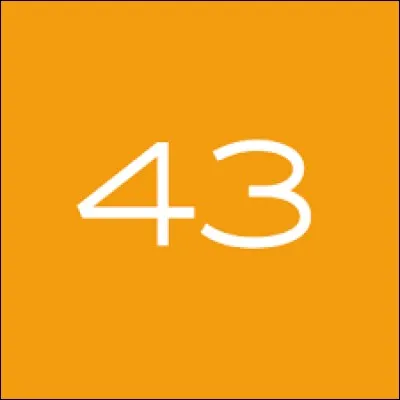 Comment écrit-on le nombre en lettres "43" en anglais ?