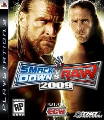 Quel est le slogan du jeu ' SmackDown VS Raw 2009 ' ?