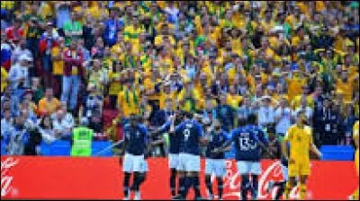 La France a joué contre l'Australie, quel a été le score ?