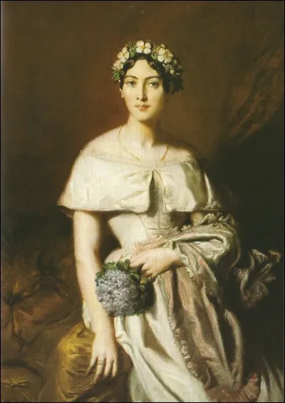 Qui est le peintre auteur de la toile "Mademoiselle de Cabarrus" ?