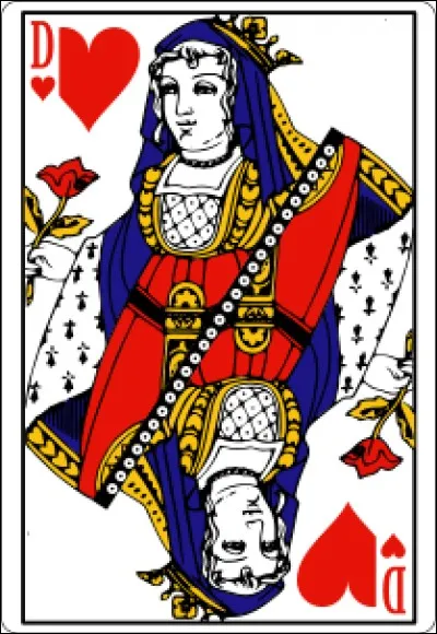 Dans un jeu de cartes français, quel est le nom de la dame de cur ?