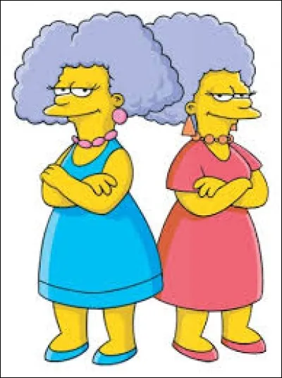 Comment s'appellent les deux sœurs jumelles de Marge ?