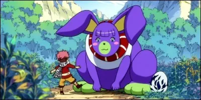 Dans "Fairy Tail", ce gros lapin est un membre de la guilde Fairy Tail.