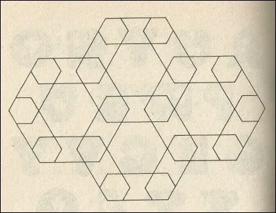 Combien y a-t-il d'hexagones dans cette figure ?