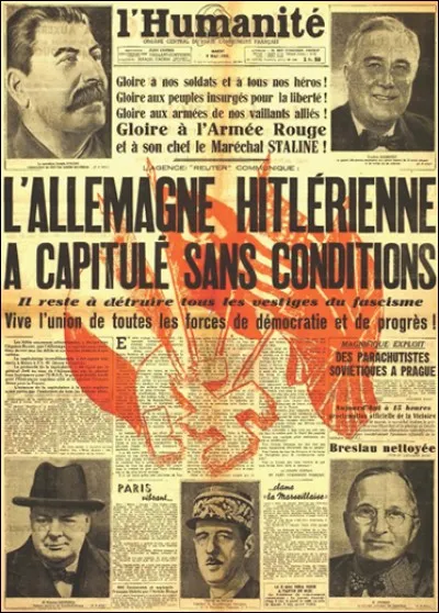 L'Allemagne capitule le...